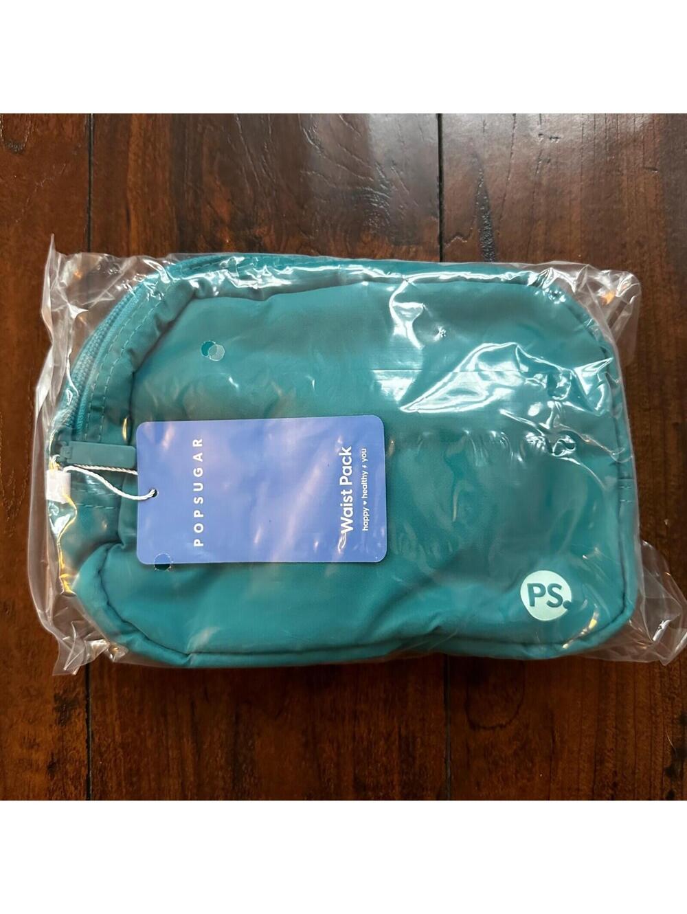 POPSUGAR Green Waist Pack Candy Gloss Sugar Pop Travel Pouch Bag